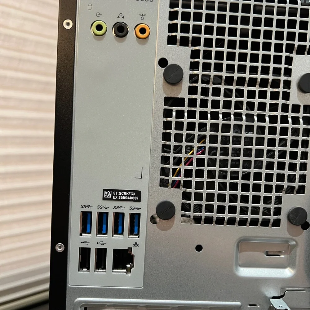 DELL G5 5000 Gaming DESKTOP D28M 500W Sky Bezel Chassis Black desktop computer